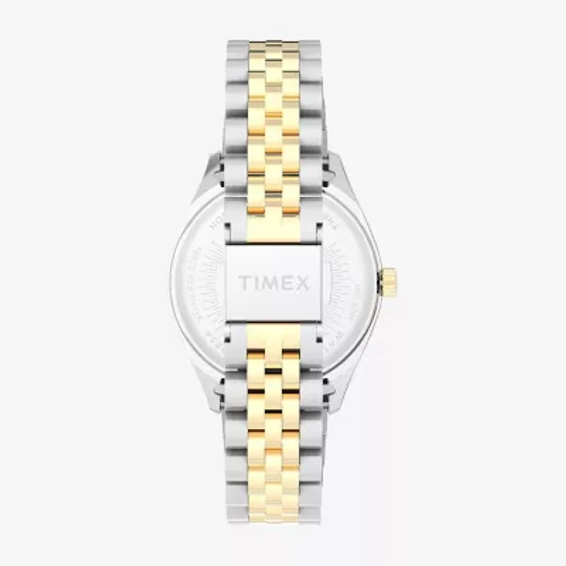 Timex Womens Two Tone Stainless Steel Bracelet Watch