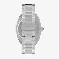 Timex Mens Silver Tone Stainless Steel Bracelet Watch