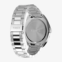 Timex Mens Silver Tone Stainless Steel Bracelet Watch