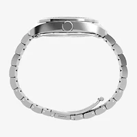 Timex Mens Silver Tone Stainless Steel Bracelet Watch