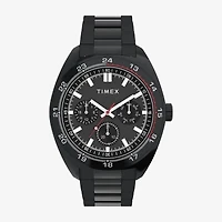 Timex Mens Black Stainless Steel Bracelet Watch