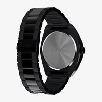 Timex Mens Black Stainless Steel Bracelet Watch