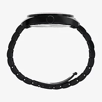 Timex Mens Black Stainless Steel Bracelet Watch