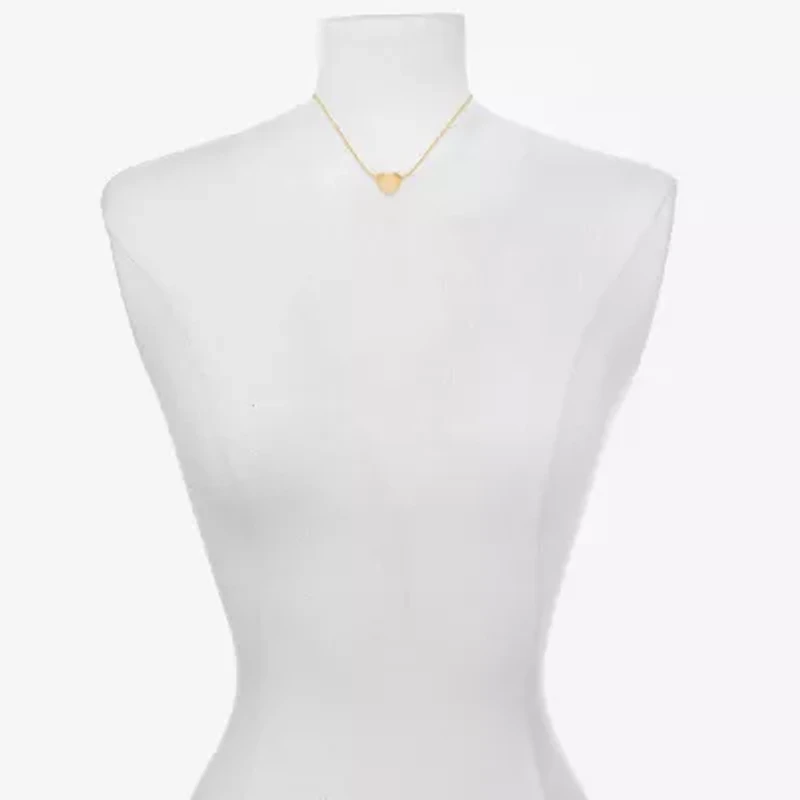 Bijoux Bar Delicates Womens Heart 16 Inch Pendant Necklace