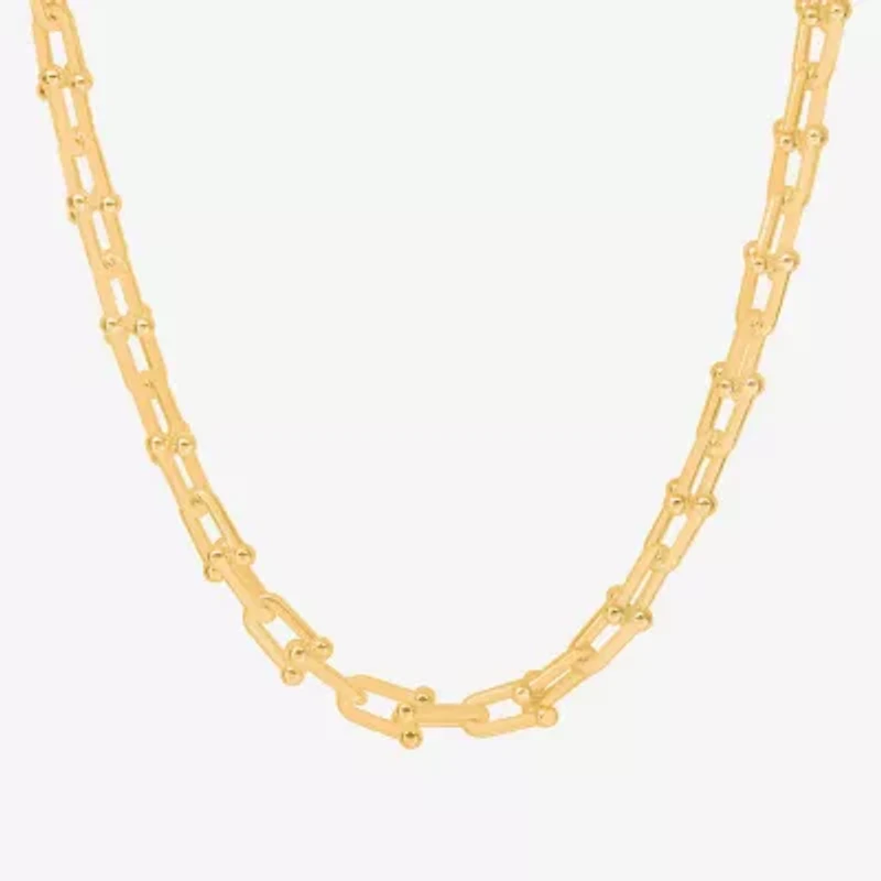 Bijoux Bar Delicates Womens 16 Inch Link Chain Necklace