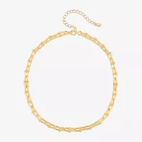 Bijoux Bar Delicates Womens 16 Inch Link Chain Necklace