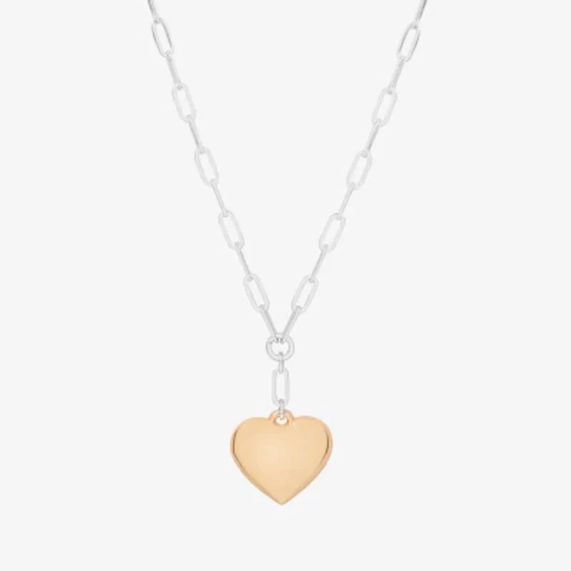 Bijoux Bar Delicates Two Tone Womens 16 Inch Y Necklace