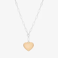Bijoux Bar Delicates Two Tone Womens 16 Inch Y Necklace