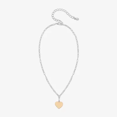 Bijoux Bar Delicates Two Tone Womens 16 Inch Y Necklace