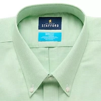 Stafford Coolmax All Season Ecomade Oxford Mens Big and Tall Classic Fit Stretch Fabric Wrinkle Free Long Sleeve Dress Shirt