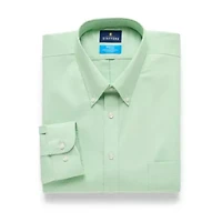 Stafford Coolmax All Season Ecomade Oxford Mens Big and Tall Classic Fit Stretch Fabric Wrinkle Free Long Sleeve Dress Shirt