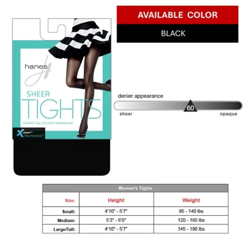 Hanes Womens X-Temp Tights