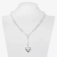 Bold Elements Silver Tone Womens 18 Inch Y Necklace