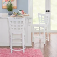 Lashley Kitchen And Dinning Room Collection Counter Height Bar Stool