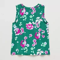 Xersion Performance Little & Big Kid Girls Crew Neck Sleeveless Active Tank Top