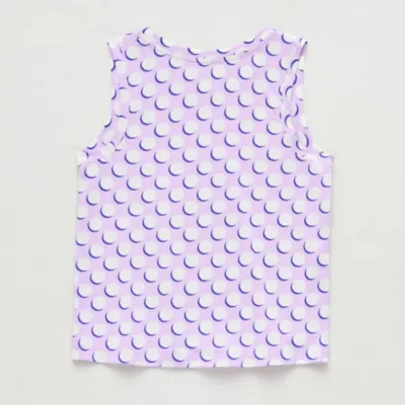 Xersion Performance Little & Big Kid Girls Crew Neck Sleeveless Active Tank Top