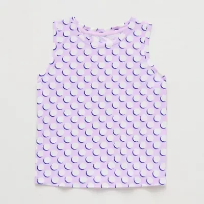 Xersion Performance Little & Big Kid Girls Crew Neck Sleeveless Active Tank Top