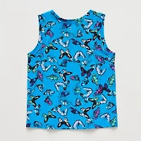 Xersion Performance Little & Big Kid Girls Crew Neck Sleeveless Active Tank Top