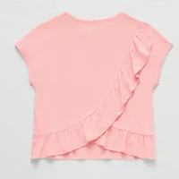 Xersion Little & Big Kid Girls Crew Neck Short Sleeve T-Shirt