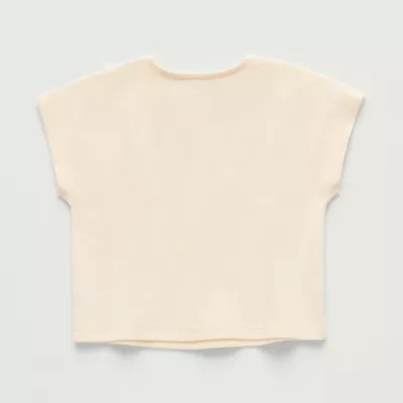 Grayson Little Toddler Girls Crew Neck Short Sleeve Relaxed Fit Graphic T-Shirt