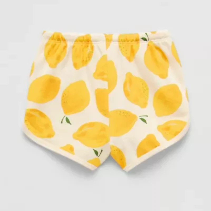 Grayson Little Toddler Girls Mid Rise Pull-On Short