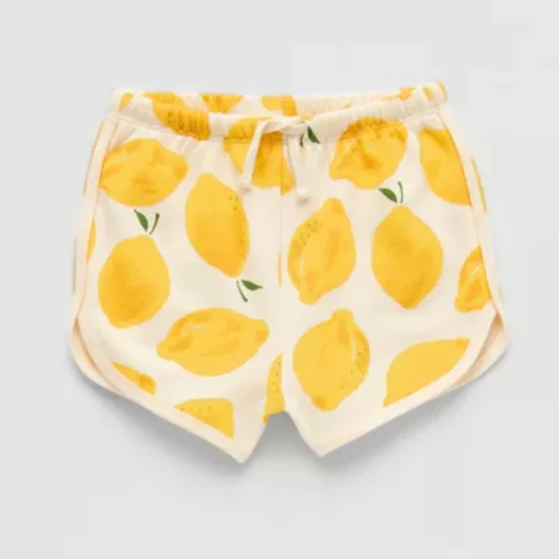 Grayson Little Toddler Girls Mid Rise Pull-On Short