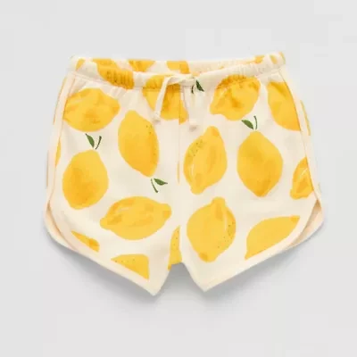 Grayson Little Toddler Girls Mid Rise Pull-On Short