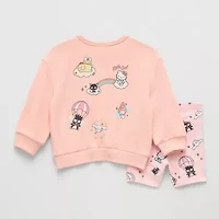 Grayson Little Toddler Girls Hello Kitty 2-pc. Short Set