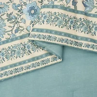 spartina 449 Mystic Moss 3-Piece 3-pc. Floral Reversible Comforter Set