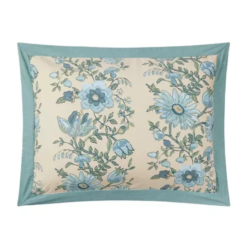 spartina 449 Mystic Moss 3-Piece 3-pc. Floral Reversible Comforter Set