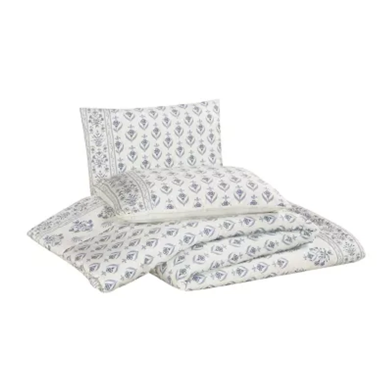 spartina 449 Peeples Song 3-Piece 3-pc. Floral Reversible Comforter Set