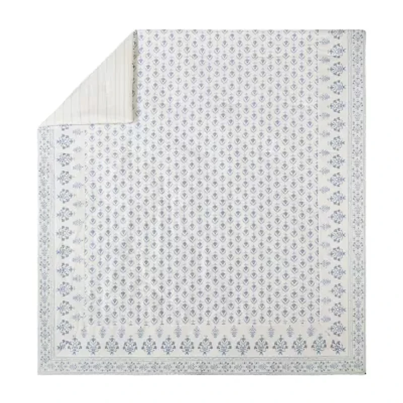 spartina 449 Peeples Song 3-Piece 3-pc. Floral Reversible Comforter Set