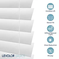 LEVOLOR Basics 2" Cordless Faux Wood Blind