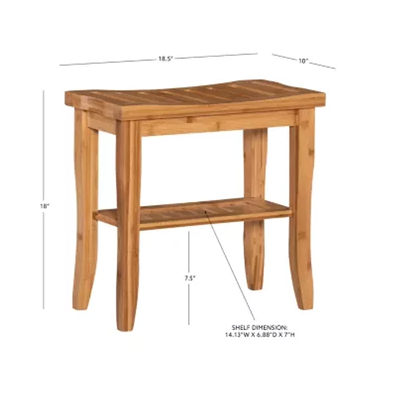 Bailee Bamboo Stool