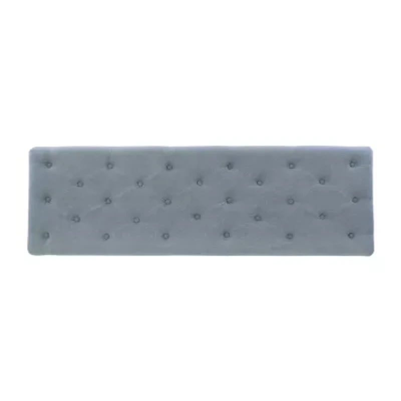 Tufted & Nailhead Accent Bench