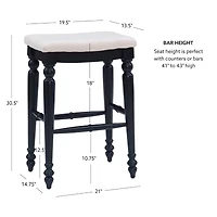 Marino Backless Barstool