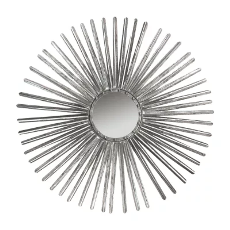 Safavieh Shanira Silver Wall Mount Sunburst Wall Mirror