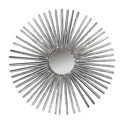 Safavieh Shanira Silver Wall Mount Sunburst Wall Mirror