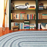 Colonial Mills Traditions Bordered Braided Reversible Indoor Oval Accent Rug