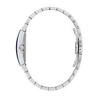 Bulova Modern Womens Silver Tone Stainless Steel Bracelet Watch 96l293