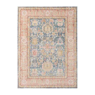 Amer Rugs Cienieka Marta Vintage Bordered Indoor Rectangular Accent Rug