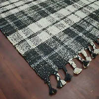 Amer Rugs Hermoppa Aster Plaid Flatweave Reversible Indoor Rectangular Accent Rug