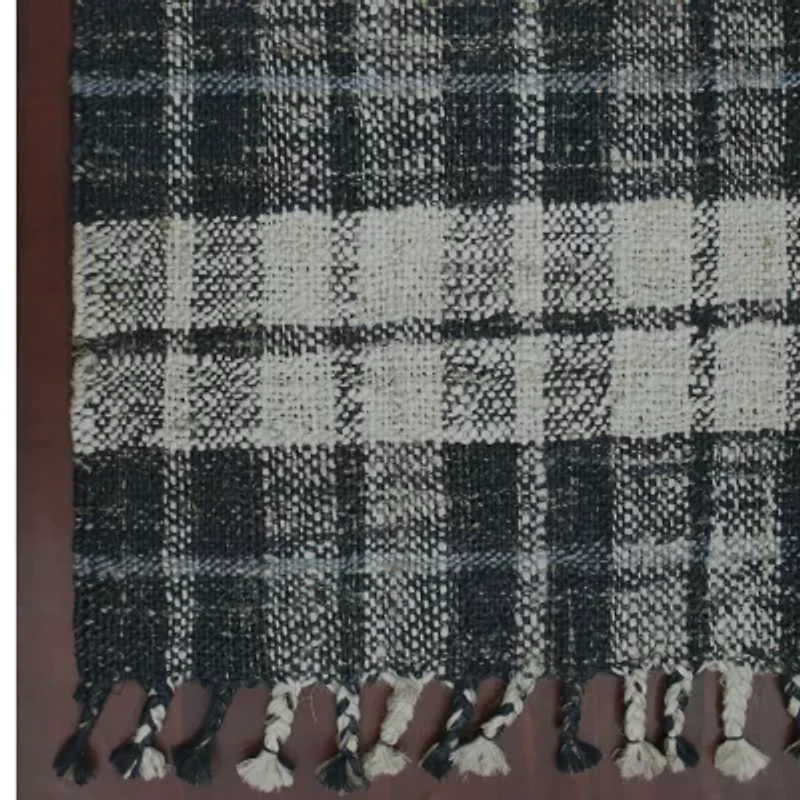 Amer Rugs Hermoppa Aster Plaid Flatweave Reversible Indoor Rectangular Accent Rug