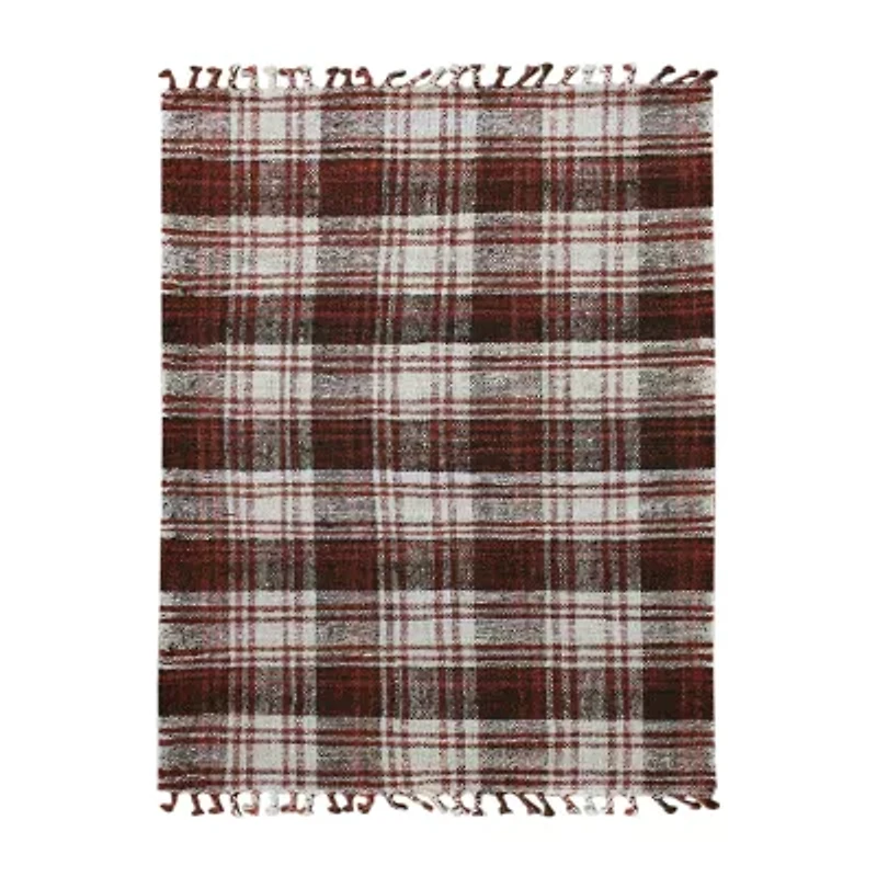 Amer Rugs Hermoppa Xan Plaid Flatweave Reversible Indoor Rectangular Accent Rug