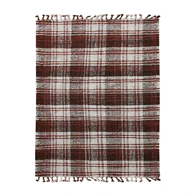 Amer Rugs Hermoppa Xan Plaid Flatweave Reversible Indoor Rectangular Accent Rug