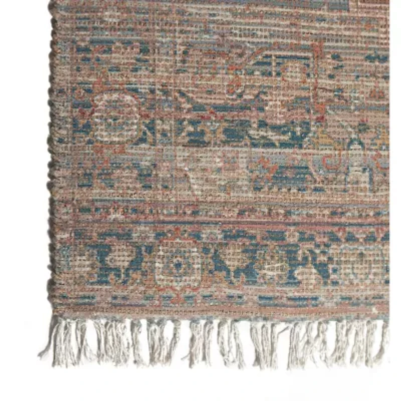 Amer Rugs Prenell Correna Farmhouse Serapi Medallion Indoor Rectangular Accent Rug