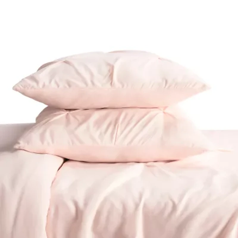 Serta Simply Clean™ Pleated Antimicrobial Treated Duvet Cover Set