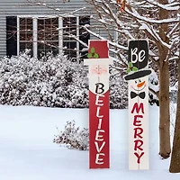 Glitzhome Christmas Porch Sign