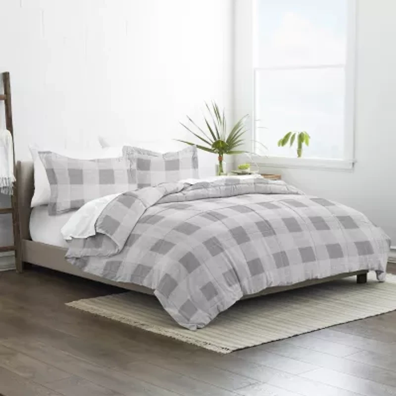 Casual Comfort Gingham Down-Alternative Comforter