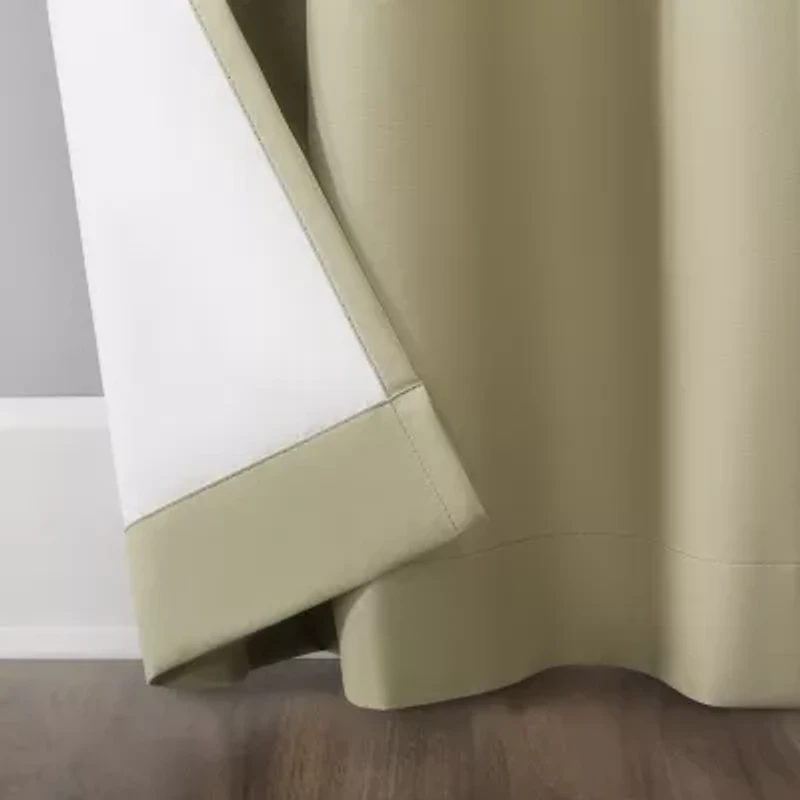 Sun Zero Cyrus Grommet Top Energy Saving 100% Blackout Single Curtain Panel